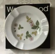 VINTAGE Wedgwood Bone China Wild Strawberry Ashtray • Boxed