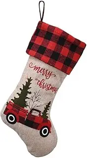 Christmas Knitted Stockings - Truck Bag Stockings | Favor Hanging Ornaments for Christmas Tree Fireplace Decor Qincu-au