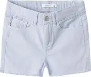 [Name It] kids Girls Nkfrose Mom TWI Shorts 3248-Tw Tb, Xenon Blue., 128