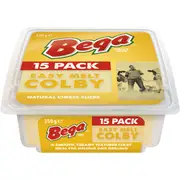 Bega Colby Cheese Slices 250g