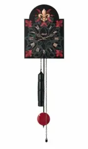 Black Forest shield clock 8 day running time by Hermle HE 61025-000711 NEW