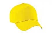 Beechfield Plain Unisex Junior Original 5 Panel Baseball Cap (Yellow) (One Size)