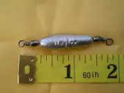 50 PCS. TROLLING SINKER W/#7 BLACK BARREL SWIVEL, 5/8 OZ.