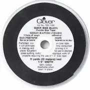 Clover Quick Bias Tape 6mm x 10m Black, 6