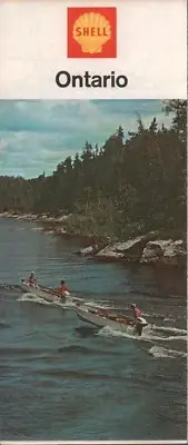 1965 Shell Road Map: Ontario NOS