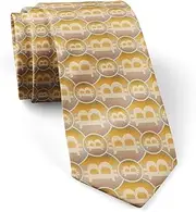 [IKIKI-TECH] Skinny Slim Fashion Necktie for men Novelty Conversational Neckwear Ties (Bitcoin Electronic Coins Pattern), As Shown