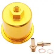 Car Inline Fuel Filter High Flow 100 Micron Cleanable Stainelss mesh Fit Honda