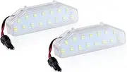 XEBRAD Light License Plate Light, for Mazda, RX 8 RX8 2004-2012, for Mazda, 6 2007-2012 Powered by 18 SMD Xenon White Light Car Number Plate Light