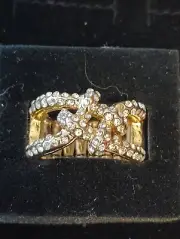 Paparazzi Gold White Ring