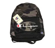 Back To School Champion Zipper School Book Bag Canvas Backpack Straps New BTS