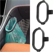 2PCS Car Trash Bag Hanging with Adhesive,Mini Garbage Black