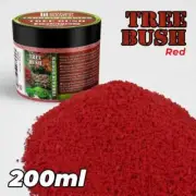 Green Stuff World Tree Bush Clump Foliage #Red (200ml, Flake size 2-8 mm)