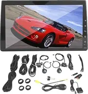 XTevu MP5 Player, 10In Touchscreen Navigation System, Android Car Audio Unit, 2.5D Panoic Voice Control Multimedia