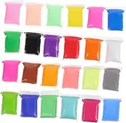 JUMPLAWN 24Packs Light Clay Craft Kit for Safe Easy to Shape DIY Modeling Clay for Bright Colors for Creative Projects for Beginner Handicrafts