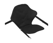 Adjustable Kayak Seat Paddle Board Comfort Back Support Foldable D-Ring Black
