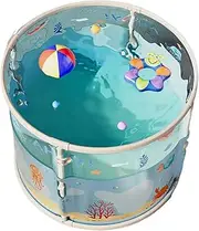 Foldable Tub | Ice Bath Tub | Portable Foldable Large Soaking Cold Hot Water Bathtub for Travel Children Boys Girls Adults