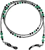[JYHLSHBA] 2 Crystal Beaded Glasses Chain Sunglasses Chain Women'S Glasses Chain Glasses Rope