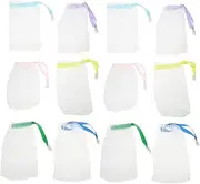 MUSISALY 20pcs Net Soap Savers for Bar Soap Foaming Soap Net Pouches Soap Saver Pouch Exfoliating Meshes Soap Pe Soap Storage Soap Pouch