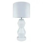 [James Lane] Capri Table Lamp White