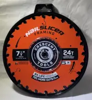7-1/4" x 24 T Crescent NailSlicer Framing Circular Saw Blade CSBFR-724