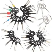 DONFAMDS 73pcs Terminal Ejector Kit Tool Automotive Pin Connector Removal Tool for Car and Motorcycle Wire Harness Easy to Use Durable Portable Design
