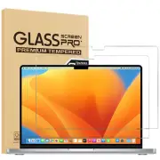 For Apple MacBook Pro 14" 13" Air 15" Glass Screen Protector Cover Case Friendly