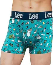 [Lee] Men's Boxer Briefs, Open Front, Short, Tropical Print A, 3L