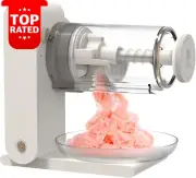 Ice Shaver Electric Portable USB Ice Crusher Snow Cone Slushie Machine White