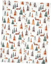 ERINGOGO Flannel Blanket Plush Nap Blanket for Home Travel Kindergarten Adorable Design for Cozy Sleep for Lightweight and Easy to Carry