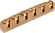 BRASS ADJUSTABLE GUITAR NUT 6 STRING BASS INSTRUMENT ACCESSORY REPLACEMENT PART FOR BASS