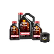 7L Motul 8100 XMAX 0W40 WIX Filter Motor Oil Change Kit API SN For Volvo 850 S70 (for: Volvo)