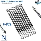 X9 Cuticle Pusher Dead Skin Nail Trimmer Double Ended Nail Cleaner Pushers