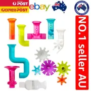 Fun & Interactive Bath Toy Bundle - 13 Pieces with Gears, Pipes & Suction