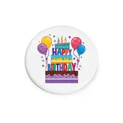 Happy Birthday Beautiful on the Inside Ceramic Coaster Round Drink Mat Pad 10cm