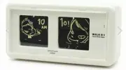 Yoshitomo Nara Original Design Table Flip Walk On Clock Patapata White Japan New