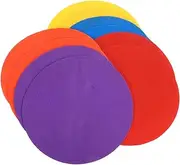 ibasenice 10Pcs Multi Function Agility Sign Pad Non Slip Football Training Marker Plates for Soccer Basketball and Sports Activities Durable Bright Color