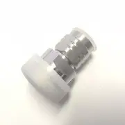 Low PIM 7/16 DIN Female - N male RF Coax Adapter Connector White Bronze TriMetal