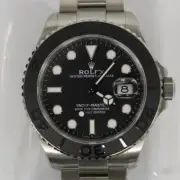 2024 New Rolex 226627 Yacht-Master 42mm RLX Titanium Ceramic Black Watch