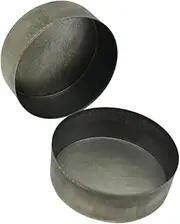 JIHUOO Pack of 30 Aluminium Tea Light Holders - Silver Candle Inserts for Standard Tea Light Candles