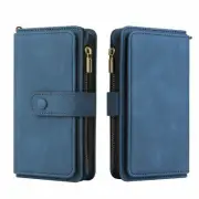 Zipper Leather Wallet Phone Case For Vivo Y76 Y55S Oneplus 9 10T Nord CE N10 N20