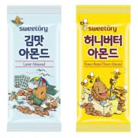 在飛比找蝦皮購物優惠-現貨 韓國 SWEETORY 海苔 杏仁果 蜂蜜奶油 風味 