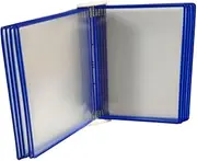 FOYTOKI Wall Mounted File Folder Wall Hanging File Holder Document Holder Wall-mounted Files Storage Holder Office File Organizer Files Display Folder Hanging Document Rack File Rack