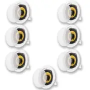 Acoustic Audio HD-5 Flush Mount In Ceiling Speakers Home Theater 7 Pack