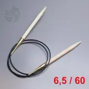 Lana Grossa Circular Knitting Needle Bamboo 60cm/6,5mm
