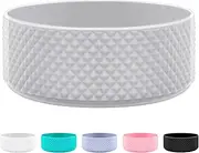 GLINK Bottle Boot, Compatible with Hydro Flask 2.0 Wide Mouth 64 oz Water Bottle and Others, Silicone Water Bottle Protector, Anti-Slip Flex Boot with Diamond Texture, Protective Bottom Sleeve Cover