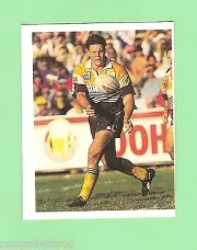 1993 SELECT RUGBY LEAGUE STICKER - #32 GLENN LAZARUS, BRISBANE BRONCOS