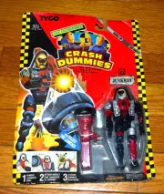Vtg RARE 1992 CRASH DUMMIES JUNKMAN JUNKBOTS FIGURE TYCO BRAND NEW SEALED