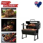 Grillz Spit Roaster Portable BBQ Grill Charcoal Smoker Outdoor Birthday Gift AU