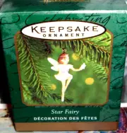 Star Fairy`2000`Miniature-Sprinkling Sweet Stardust On Trees,Hallmark Ornament