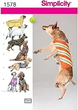 Simplicity 1578 Dog Clothes Sewing Pattern, One Size